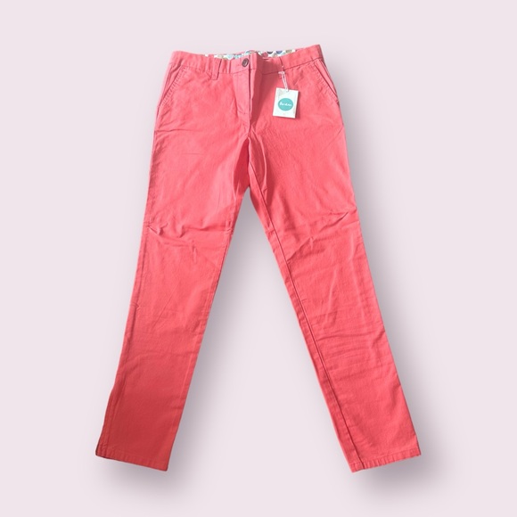 Boden Pants - Women’s New With Partial Tag Boden Coral Pants With Ankle Zipper Detail Sz 6L